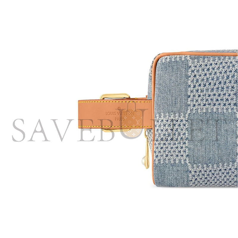 LOUIS VUITTON DENIM LOCKER DOPP KIT N40753 (23*13*12cm)